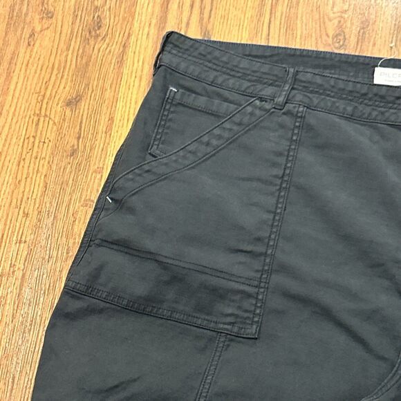 Pilcro Pants Womens 26W Plus Gray High Rise Pockets Crop Ankle *Flaw* - Picture 8 of 10